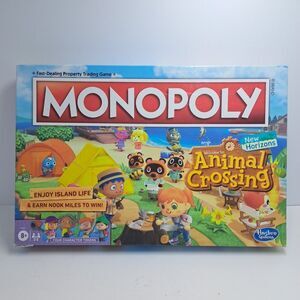 Hasbro Gaming Monopoly Animal Crossing: New Horizons Edition Board Game